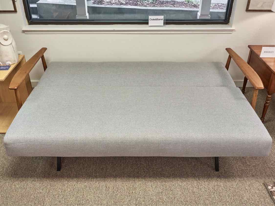 Crate & Barrel Una 84" Sleeper in Grey