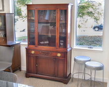 Bernhardt Cherry China Cabinet W/Upper Glass Doors, Lower Buffet & Drawer