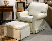 Robins Egg Blue Rocker and Ottoman