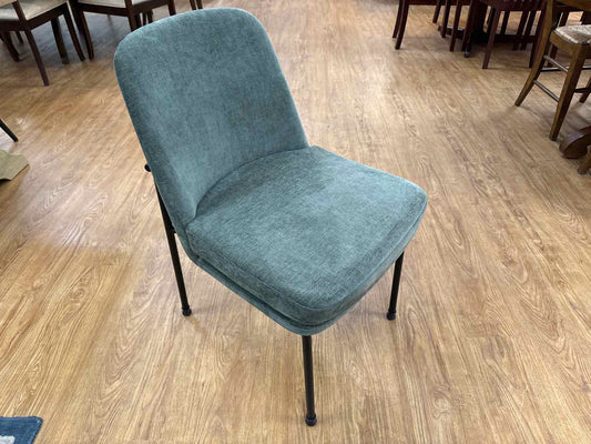 Set Of 4 West Elm 'Jack' Metal Frame Dining Chairs