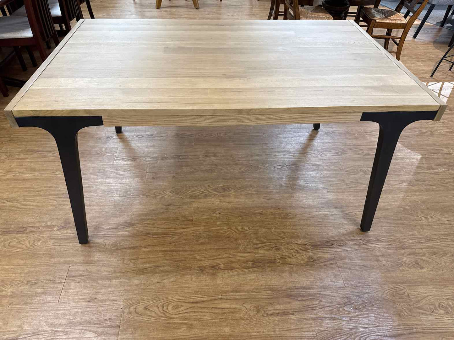 Crate & Barrel 'Lakin' White Oak Dining Table