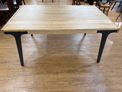 Crate & Barrel 'Lakin' White Oak Dining Table