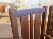 Pair of  Mission Style Crate & Barrel Dining Chairs