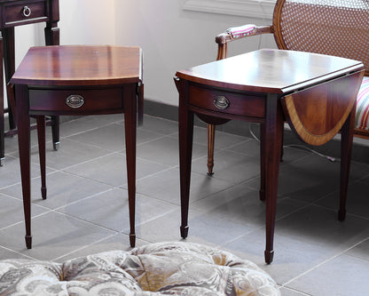 Pair of Ethan Allen Drop Leaf Side Tables