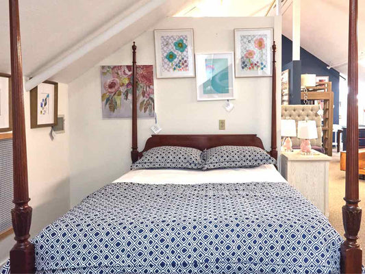 Baker Mahogany Queen Four Post Bed