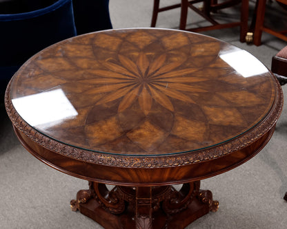 Maitland Smith "Spiro" Round Center Table