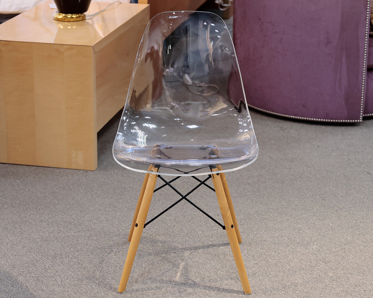 Contemporary Acrylic Office Chair