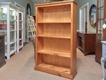 Pine 3 Adjustable Shelf Bookcase