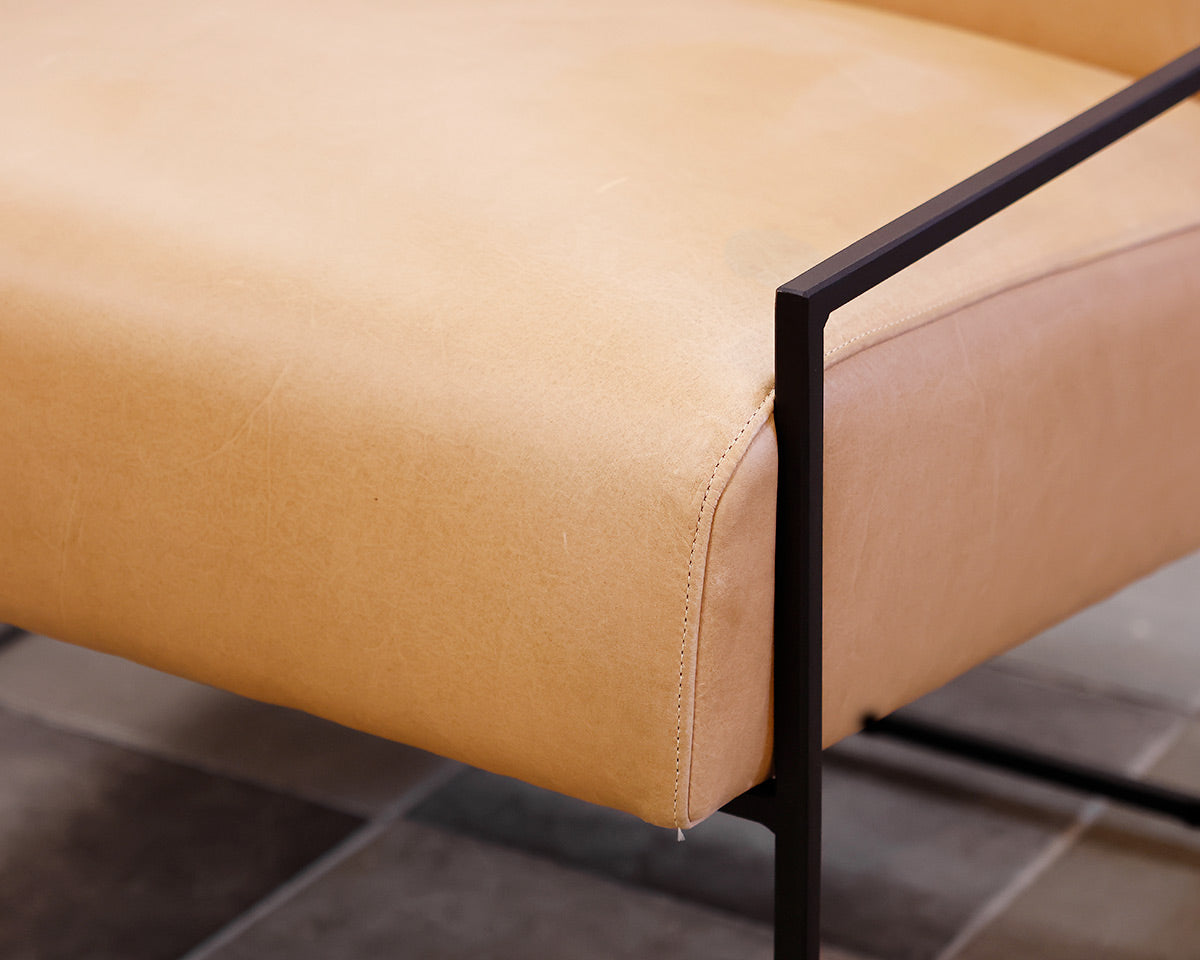 Pair of Leather Maiden Home Chairs