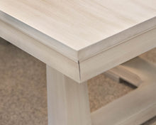 Gat Creek Latham 72" Pedestal Table with Leaves in Hand Glazed Parchment Finish