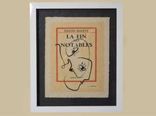 "Lepal III B" Float Mount Vintage Modern Print in Black Frame