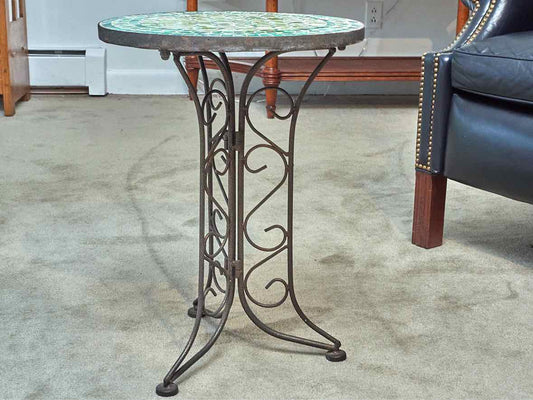 Accent Mosaic Tiled Top Table