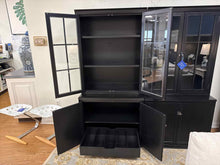 Pottery Barn Black China Cabinet