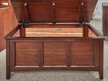 Espresso Finish Lift Top Cedar Lined Trunk