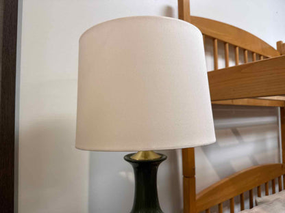 Porcelain Pine Green Vase Lamp