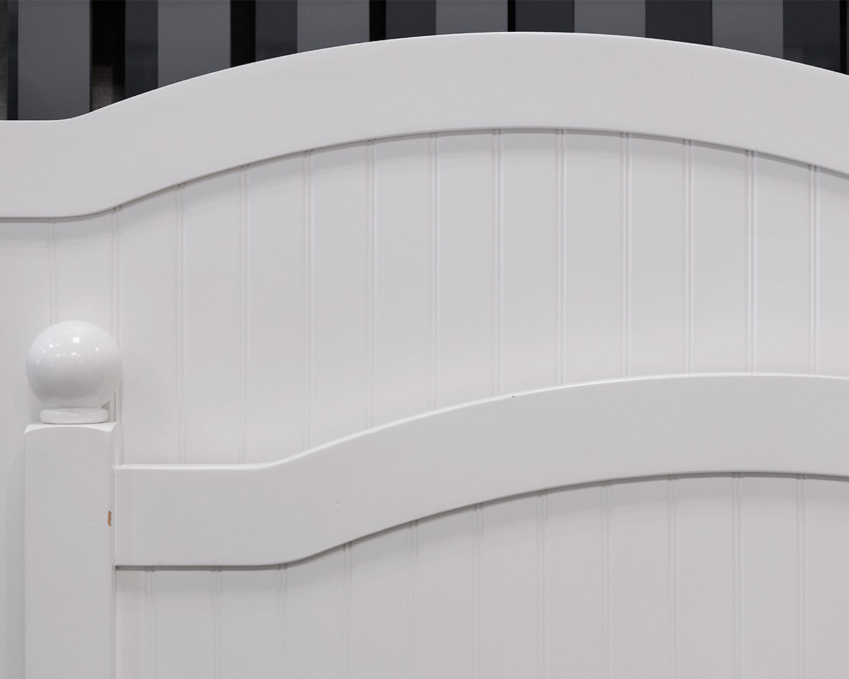 Pottery Barn Kids White Panneled Twin Trundle Bed