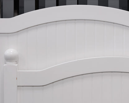 Pottery Barn Kids White Panneled Twin Trundle Bed