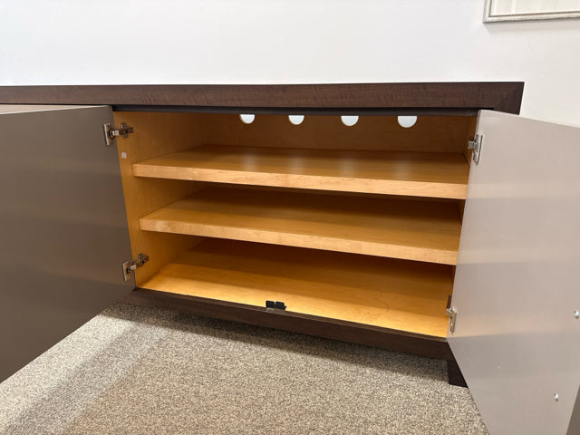 Four Door Two Tone Media Console