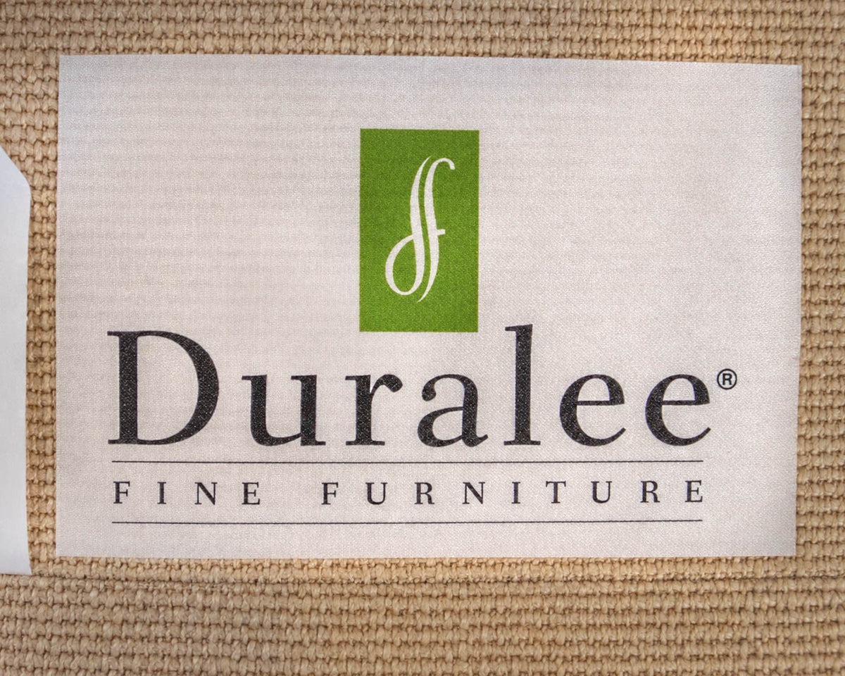 Duralee Tufted Three Piece Sectional in Golden Wheat Upholstery