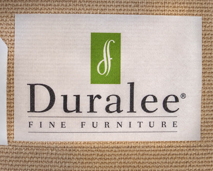 Duralee Tufted Three Piece Sectional in Golden Wheat Upholstery