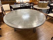 Rustic Round Inlaid Dining Table