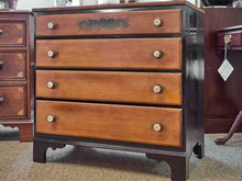 Hitchcock  Maple & Black 4 Drawer  Bachelor's Chest