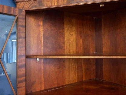 Inalid Mahogany Four Door Corner Cabinet
