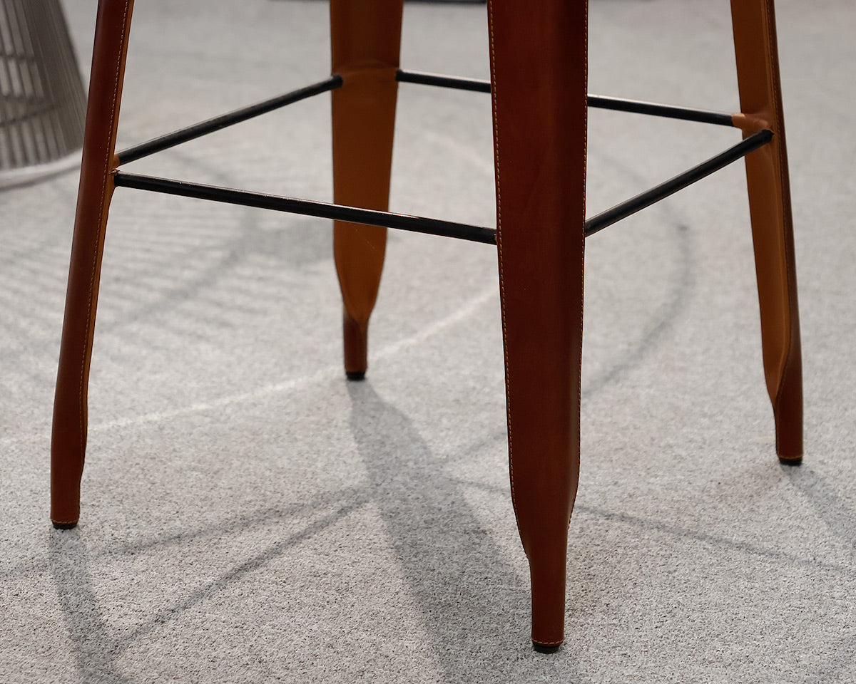 Pair of William Sonoma Industrial Bar Stools