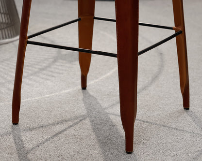 Pair of William Sonoma Industrial Bar Stools