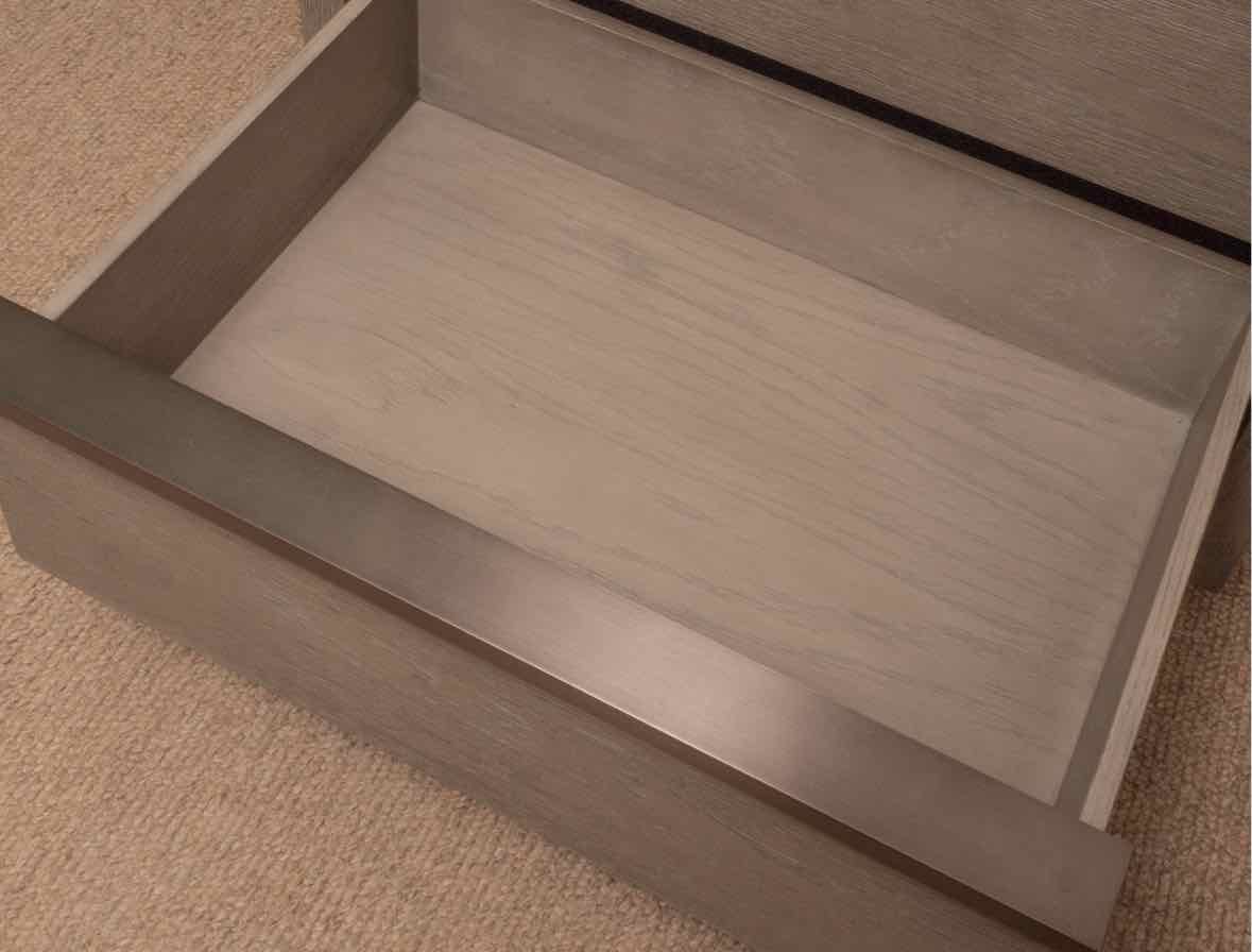 Pair Of RH  Laguna Collection Grey Driftwood Finish  2 Drawer Nightstands