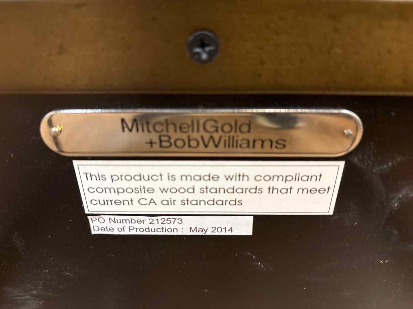 Mitchell Gold + Bob Williams Travertine Side Table