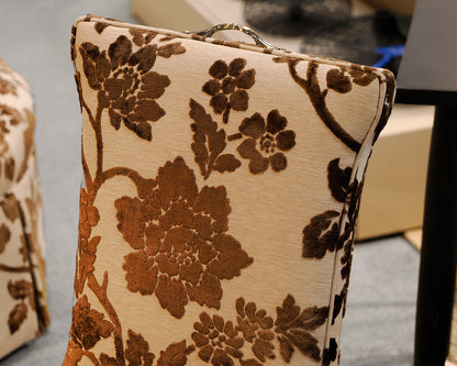 Custom Swivel Chair and Ottoman Set