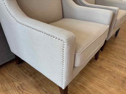 Madison Park Pair of 'Barton' Wing Chairs