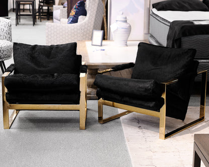 Pair of Custom Milo Baughman Chairs