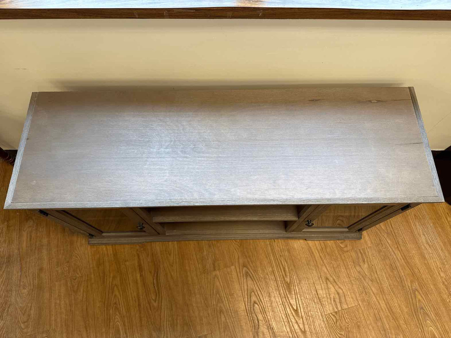 Weathered Wood Media Console