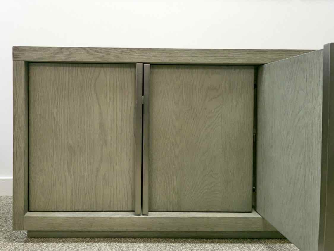 Restoration Hardware Gray Wash Four Door Media Furniture