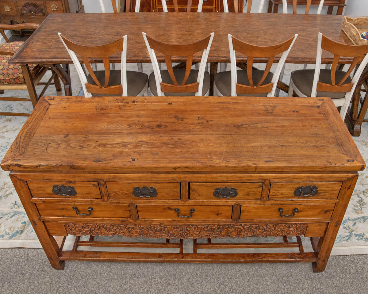 Asian Altar Table W/ Ornate Carving Details