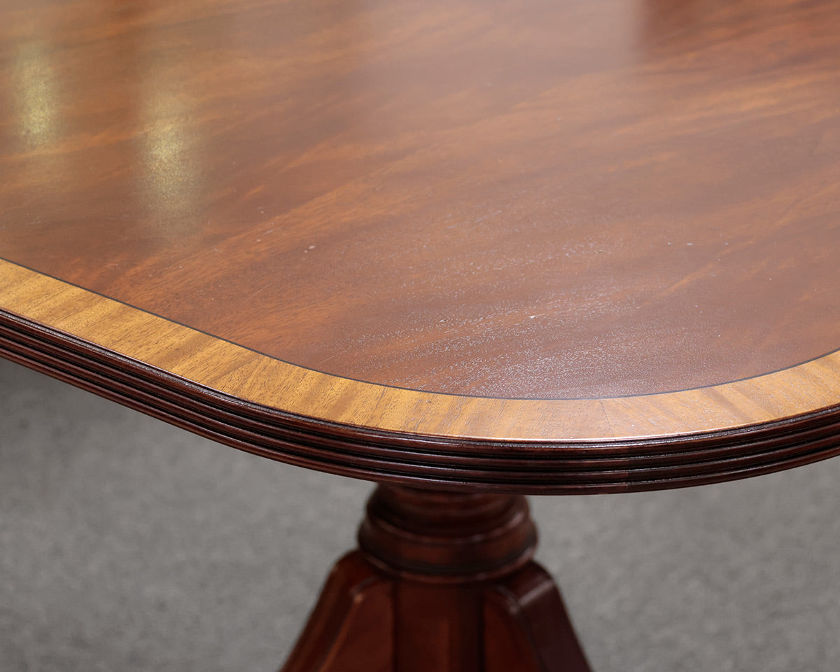 Ethan Allen Mahogany Double Pedestal Dining Tables