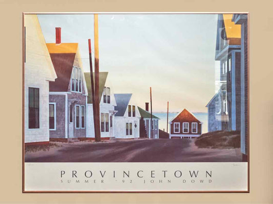 Framed Print 'Povincetown 92 John Dowd Under Glass