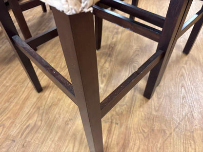 Set of 5 Seagrass Bar Stools