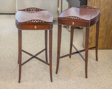 Pair of Mahogany Side Table W/ Pierced Gallery Edges