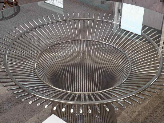 DWR' Cyclone ' Dining Table  Inspired by Warren Plantner for Knoll