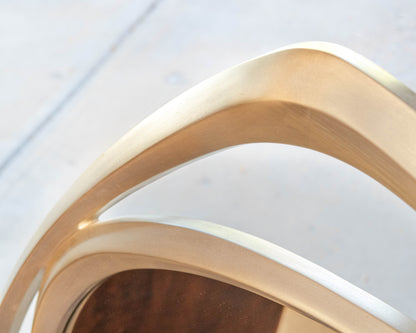 Renwil Asymmetric Mirror in Champagne Finish