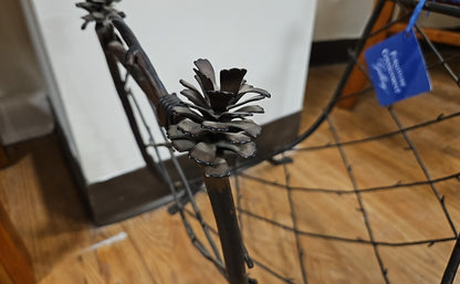 Forged Metal Log Holder