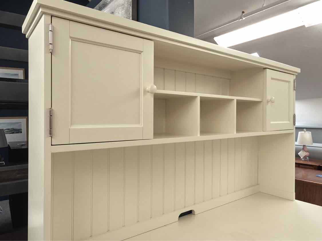 Pottery Barn Off White W/ Hutch Top
