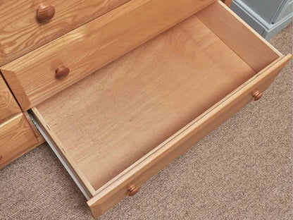 Vermont Tubbs Oak 10 Drawer 3 Drawer Glove Box  Dresser & Mirror