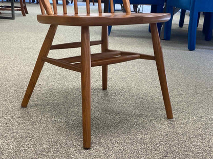 Set of 6 Nichols & Stone 'Claud Bunyard' Windsor Oak Dining Chairs