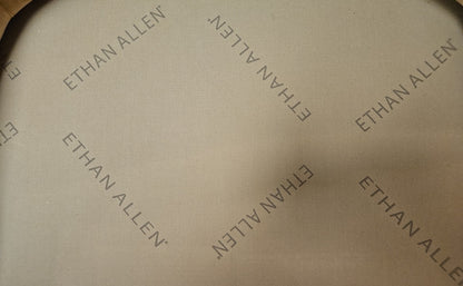 Ethan Allen Pair of Deep Gold Swivel Chairs