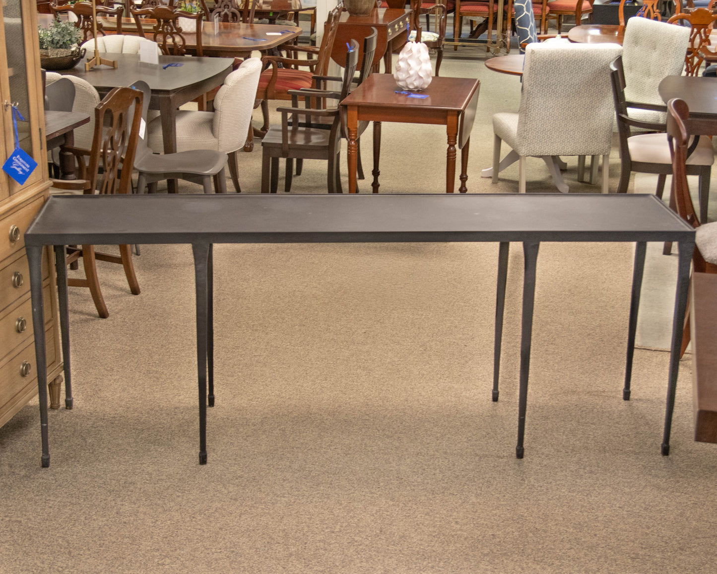 Crate & Barrel 'Silviano' Metal Console