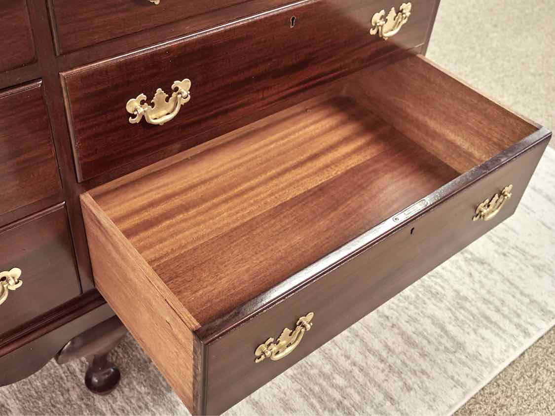 Traditional Mahogany Eight Drawer Dresser
